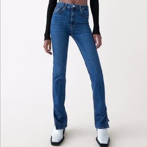 ZARA Split Skinny Jeans